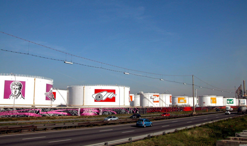Vue du projet Nice looking, raffinerie Total, 2002 – Feyzin